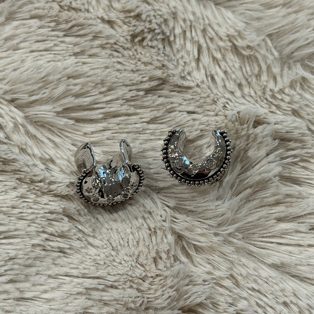 Ask and Embla Saqqara Silver Hangers